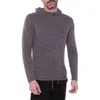 Civil Society Hacchi Knit Hoodie In Heather Dark Charcoa
