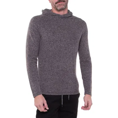 Civil Society Hacchi Knit Hoodie In Heather Dark Charcoa