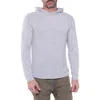 Civil Society Hacchi Knit Hoodie In Heather Light Gray