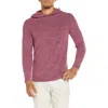 Civil Society Hacchi Knit Hoodie In Heather Oxblood