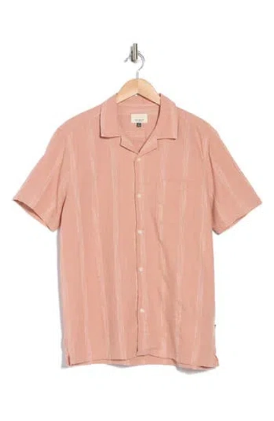 Civil Society Lodi Short Sleeve Button-down Shirt In Brown