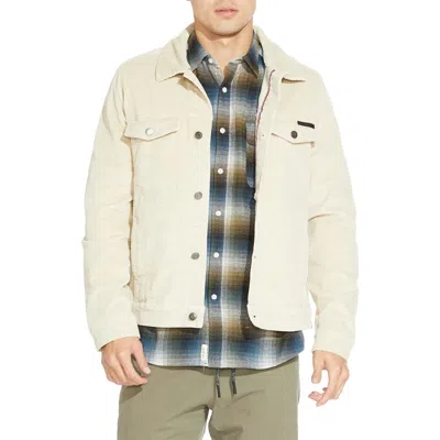 Civil Society Relaxed Fit Corduroy Shirt Jacket In Neutral