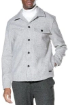 Civil Society Relaxed Fit Nep Shirt Jacket In Gray