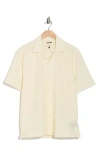 Civil Society Relaxed Fit Open Stitch Camp Shirt In Neutral