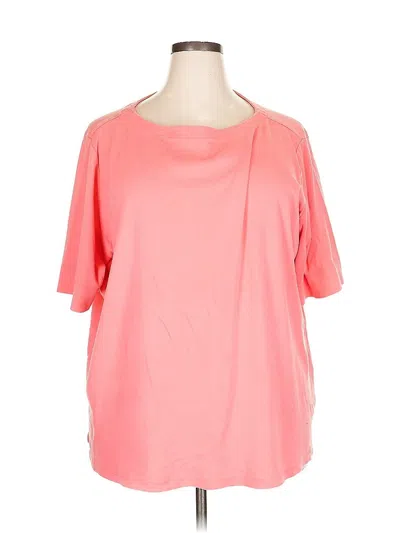 Pre-owned Cj Banks 3/4 Sleeve T-shirt In Pink