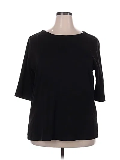 Pre-owned Cj Banks 3/4 Sleeve T-shirt In Black