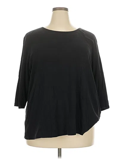 Pre-owned Cj Banks 3/4 Sleeve T-shirt In Black