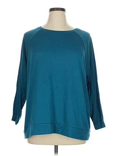 Pre-owned Cj Banks 3/4 Sleeve T-shirt In Blue