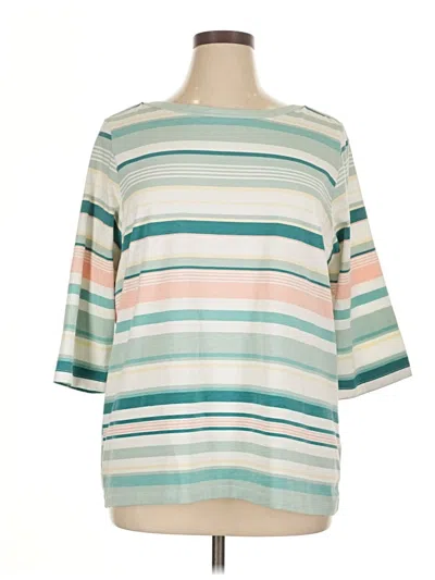 Pre-owned Cj Banks 3/4 Sleeve T-shirt In Blue