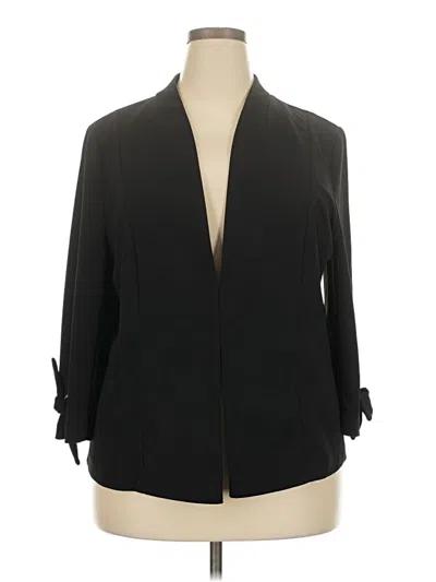 Pre-owned Cj Banks Blazer Jacket In Black