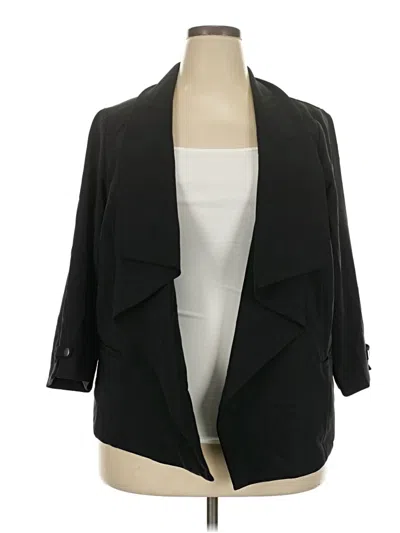 Pre-owned Cj Banks Blazer Jacket In Black