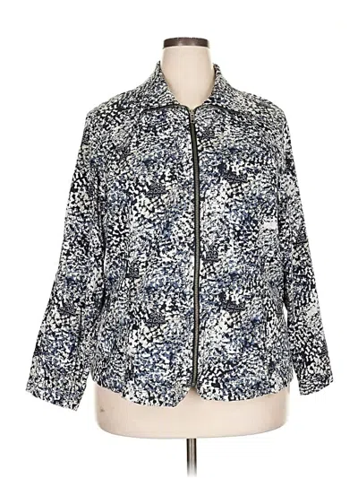 Pre-owned Cj Banks Cardigan Sweater In Blue