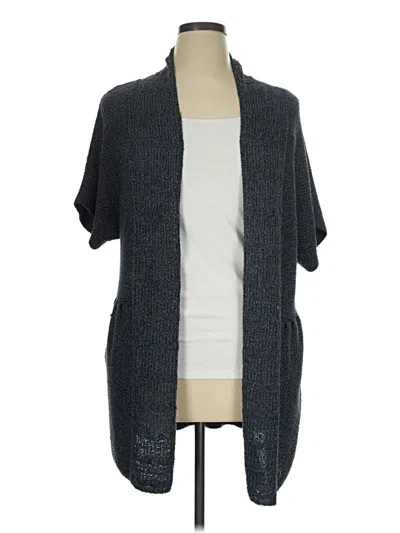 Pre-owned Cj Banks Cardigan Sweater In Gray