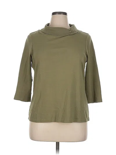 Pre-owned Cj Banks Cardigan Sweater In Green