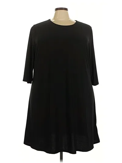 Cj Banks Casual Dress In Black