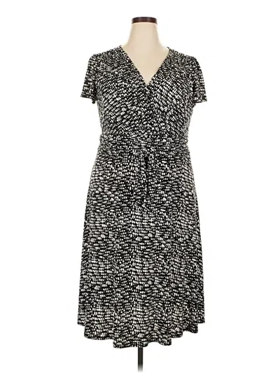 Pre-owned Cj Banks Casual Dress In Black