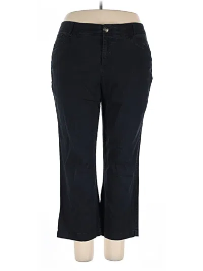 Pre-owned Cj Banks Casual Pants In Black