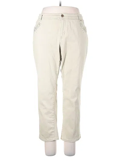 Pre-owned Cj Banks Casual Pants In Brown