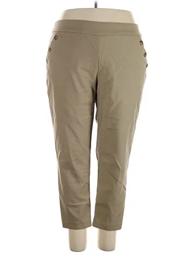 Pre-owned Cj Banks Casual Pants In Brown
