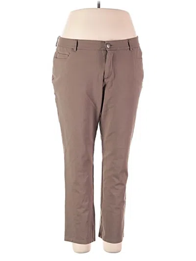 Pre-owned Cj Banks Casual Pants In Brown