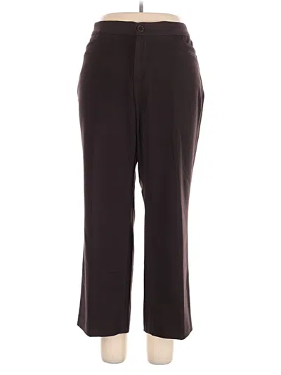 Pre-owned Cj Banks Casual Pants In Brown