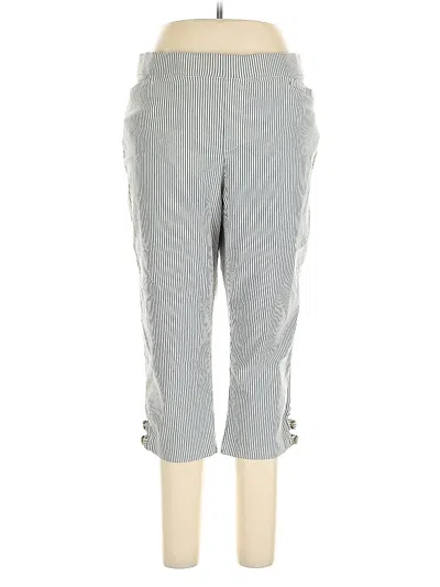 Pre-owned Cj Banks Casual Pants In Gray