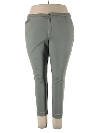 Pre-owned Cj Banks Casual Pants In Gray