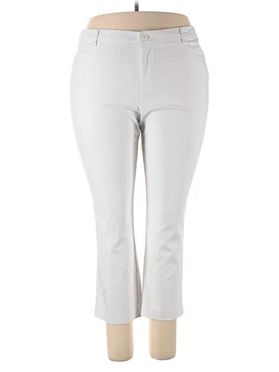 Pre-owned Cj Banks Casual Pants In Gray