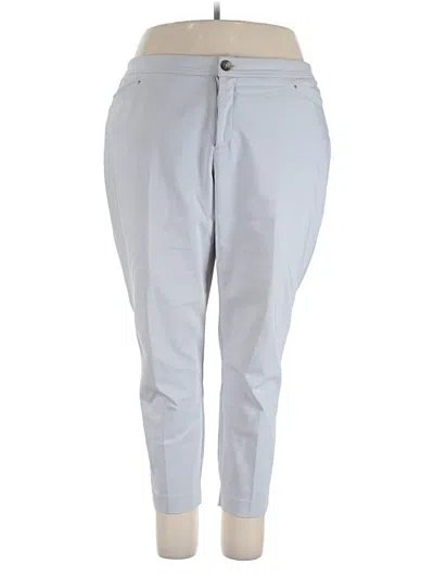 Pre-owned Cj Banks Casual Pants In Gray