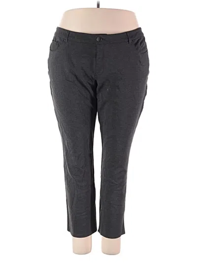 Pre-owned Cj Banks Casual Pants In Gray