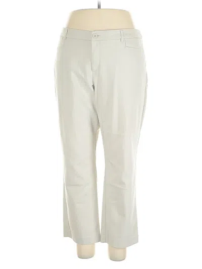Pre-owned Cj Banks Casual Pants In White