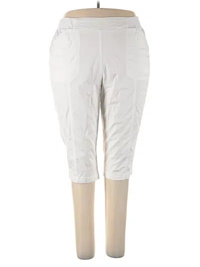 Pre-owned Cj Banks Casual Pants In White