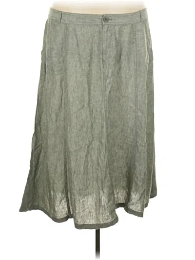 Pre-owned Cj Banks Casual Skirt In Green