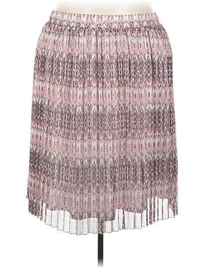 Pre-owned Cj Banks Casual Skirt In Pink