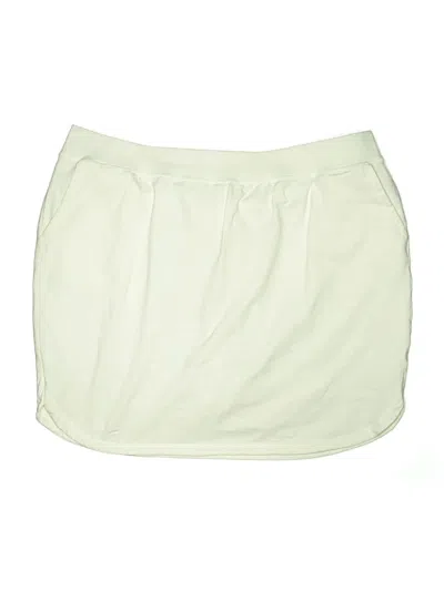 Pre-owned Cj Banks Casual Skirt In White
