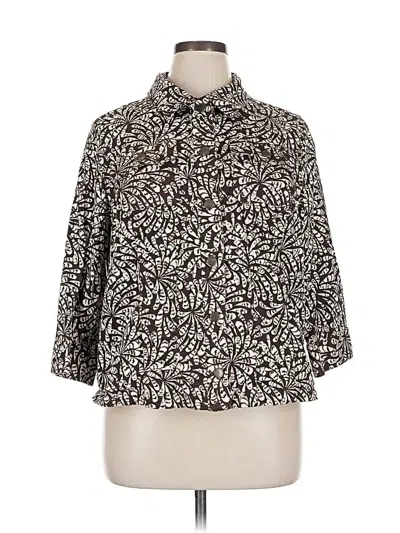 Pre-owned Cj Banks Coat In Gray