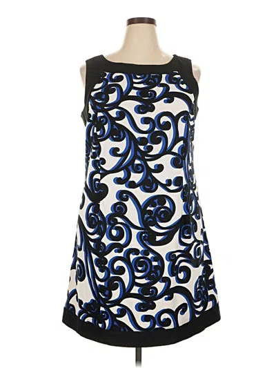 Pre-owned Cj Banks Cocktail Dress In Blue
