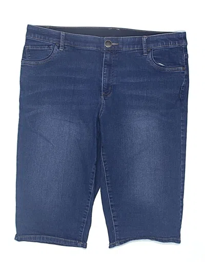 Pre-owned Cj Banks Denim Shorts In Blue