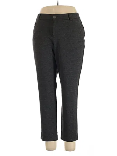 Pre-owned Cj Banks Dress Pants In Gray
