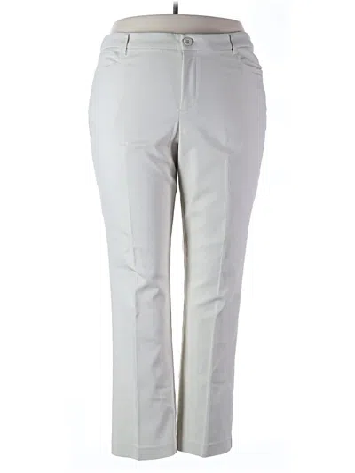 Pre-owned Cj Banks Dress Pants In Gray