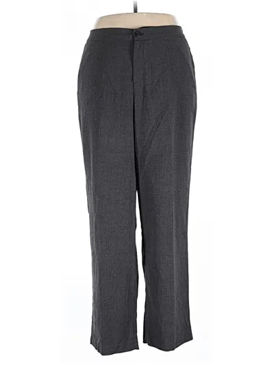Pre-owned Cj Banks Dress Pants In Gray