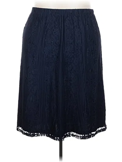 Cj Banks Formal Skirt In Blue