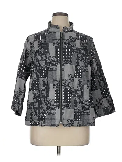 Pre-owned Cj Banks Jacket In Gray