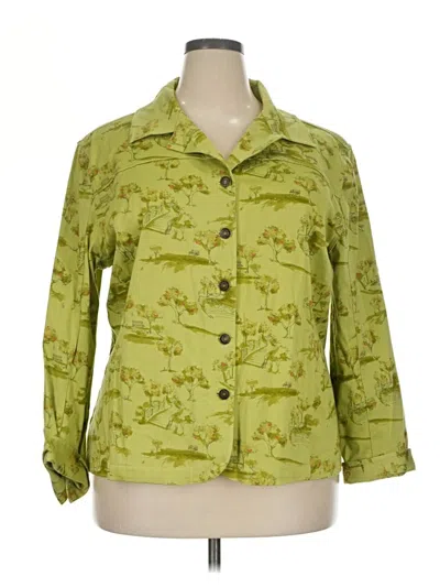 Pre-owned Cj Banks Jacket In Green