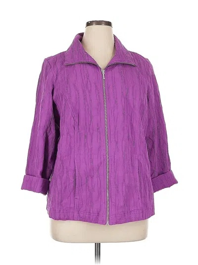 Pre-owned Cj Banks Jacket In Purple