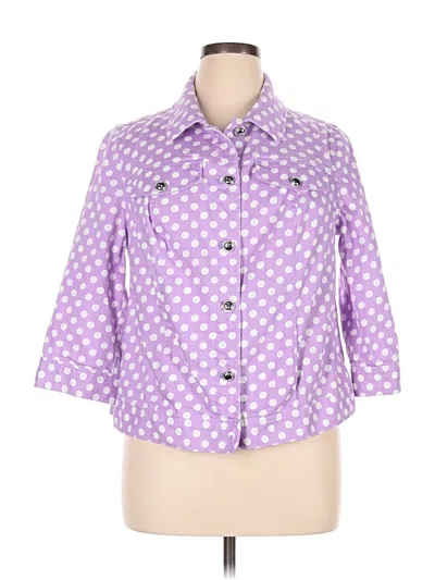 Pre-owned Cj Banks Jacket In Purple