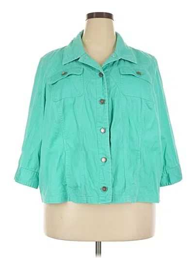 Pre-owned Cj Banks Jacket In Teal