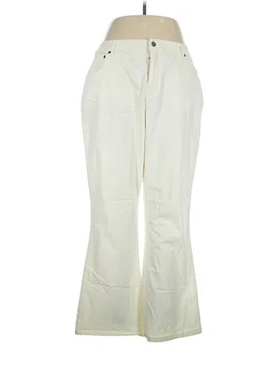 Pre-owned Cj Banks Jeans In Ivory
