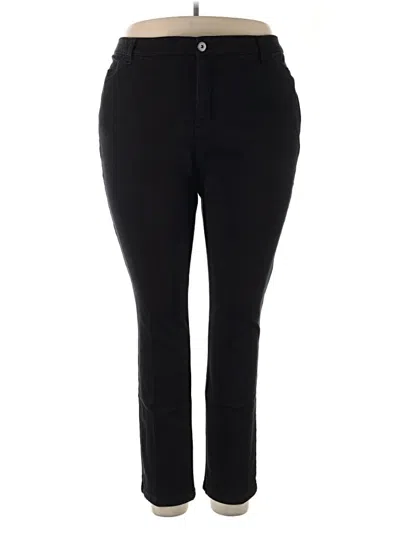 Pre-owned Cj Banks Jeggings In Black