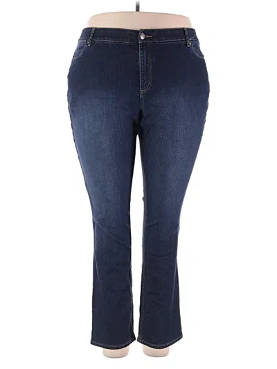 Pre-owned Cj Banks Jeggings In Blue